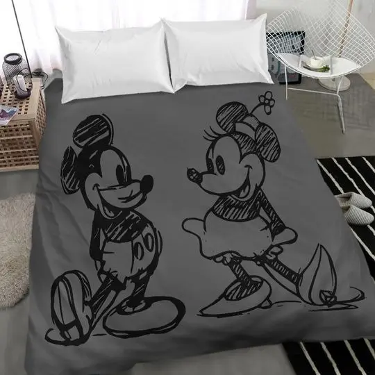 Disney Comforter Bedding Set Gift For Your Girlfriend Boyfriend Gift For Love Gift For Friend Best Valentine Present Holiday Gift
