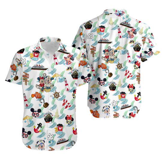 Disney Cruise Hawaiian Shirt Gift For Your Girlfriend Boyfriend Gift For Love Gift For Friend Best Valentine Present Holiday Gift