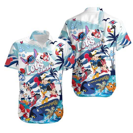 Disney Cruise Hawaiian Shirt Gift For Your Girlfriend Boyfriend Gift For Love Gift For Friend Best Valentine Present Holiday Gift