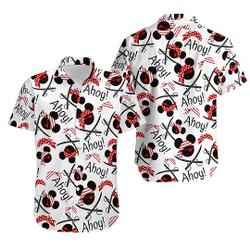 Disney Cruise Pirate Hawaiian Shirt Gift For Your Girlfriend Boyfriend Gift For Love Gift For Friend Best Valentine Present Holiday Gift