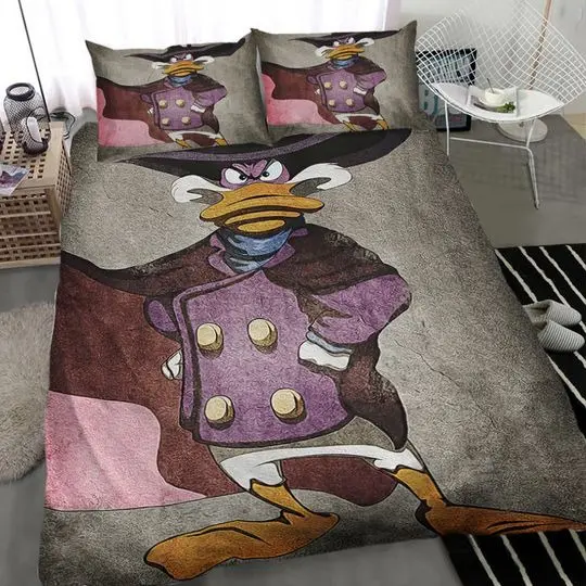 Disney Darkwing Duck Bedding Set Gift For Your Girlfriend Boyfriend Gift For Love Gift For Friend Best Valentine Present Holiday Gift