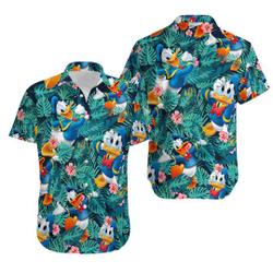 Disney Donald Duck Hawaiian Shirt Gift For Your Girlfriend Boyfriend Gift For Love Gift For Friend Best Valentine Present Holiday Gift