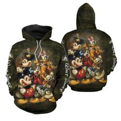 Disney Family Mickey Mouse And Friend 3D Hoodie