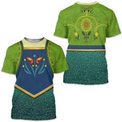Disney Frozen Costume Anna Disney Princess 3D T-shirt Meaningful Gift For Family Gift For Boyfriend Valentine Gift