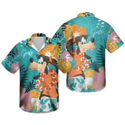 Disney goofy hawaiian shirt, mickey mouse hawaiian shirt Gift For Your Girlfriend Boyfriend Gift For Love Gift For Friend Best Valentine Present Holiday Gift