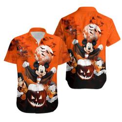Disney Halloween Hawaiian Shirt Gift For Your Girlfriend Boyfriend Gift For Love Gift For Friend Best Valentine Present Holiday Gift