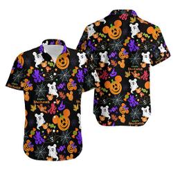 Disney Halloween Hawaiian Shirt Gift For Your Girlfriend Boyfriend Gift For Love Gift For Friend Best Valentine Present Holiday Gift