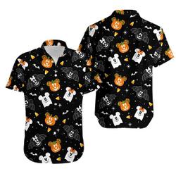 Disney Halloween Hawaiian Shirt Gift For Your Girlfriend Boyfriend Gift For Love Gift For Friend Best Valentine Present Holiday Gift
