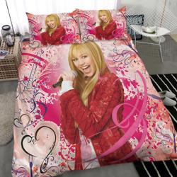 Disney HANNAH MONTANA Bedding Set Gift For Your Girlfriend Boyfriend Gift For Love Gift For Friend Best Valentine Present Holiday Gift