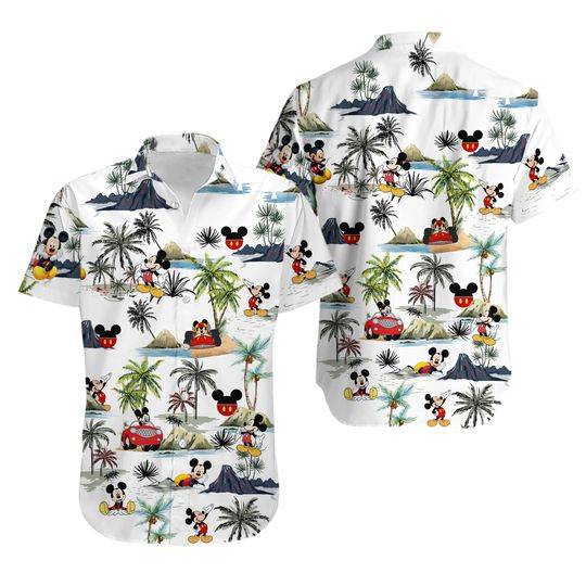 Disney Hawaiian Shirt, Disneyland Gift For Your Girlfriend Boyfriend Gift For Love Gift For Friend Best Valentine Present Holiday Gift