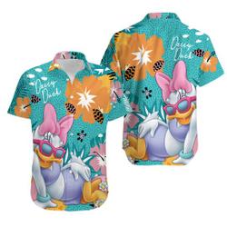 Disney Hawaiian Shirt/ Duck Daisy Hawaiian Shirt Gift For Your Girlfriend Boyfriend Gift For Love Gift For Friend Best Valentine Present Holiday Gift