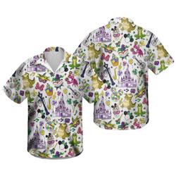 Disney Items Collection Hawaiian Shirt, Disney Hawaiian Shirt Gift For Your Girlfriend Boyfriend Gift For Love Gift For Friend Best Valentine Present Holiday Gift
