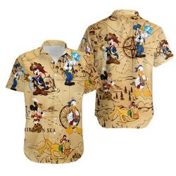 Disney Mickey Adventure Hawaiian Shirt Gift For Your Girlfriend Boyfriend Gift For Love Gift For Friend Best Valentine Present Holiday Gift