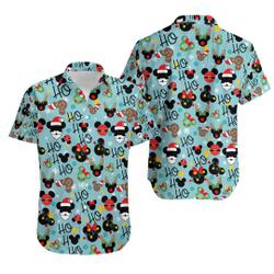 Disney Mickey And Friends Merry Christmas Hawaiian Shirt Gift For Your Girlfriend Boyfriend Gift For Love Gift For Friend Best Valentine Present Holiday Gift