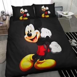 Disney Mickey Mouse Bedding Set -Gift For Your Girlfriend Boyfriend Gift For Love Gift For Friend Best Valentine Present Holiday Gift