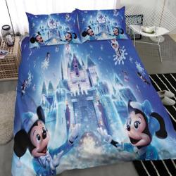 Disney Mickey Mouse Bedding Set Gift For Your Girlfriend Boyfriend Gift For Love Gift For Friend Best Valentine Present Holiday Gift