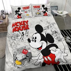 Disney Mickey Mouse Comic Disney Graphic Cartoon Bedding Set .jpgt For Your Girlfriend Boyfriend Gift For Love Gift For Friend Best Valentine Present Holiday Gift