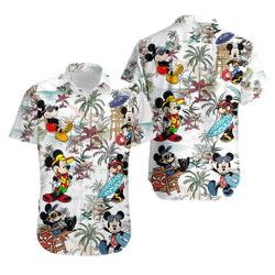 Disney Mickey Mouse Hawaiian Shirt, Mickey Mouse Hawaiian Shirt Gift For Your Girlfriend Boyfriend Gift For Love Gift For Friend Best Valentine Present Holiday Gift