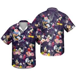 Disney Mickey Mouse Hawaiian Shirt Gift For Your Girlfriend Boyfriend Gift For Love Gift For Friend Best Valentine Present Holiday Gift