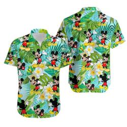 Disney Mickey Mouse Hawaiian Shirt Gift For Your Girlfriend Boyfriend Gift For Love Gift For Friend Best Valentine Present Holiday Gift