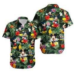 Disney Mickey Mouse Hawaiian Shirt Gift For Your Girlfriend Boyfriend Gift For Love Gift For Friend Best Valentine Present Holiday Gift