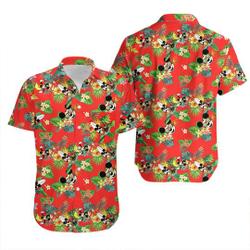 Disney Mickey Mouse Hawaiian Shirt Gift For Your Girlfriend Boyfriend Gift For Love Gift For Friend Best Valentine Present Holiday Gift