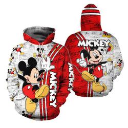 Disney Mickey Mouse Red 3D Hoodie
