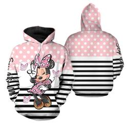Disney Minnie Mouse Butterfly 3D Hoodie