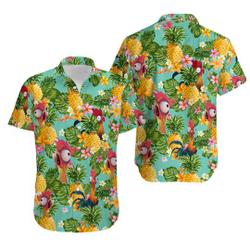Disney Moana Hei Hei Tropical Hawaiian Shirt Gift For Your Girlfriend Boyfriend Gift For Love Gift For Friend Best Valentine Present Holiday Gift