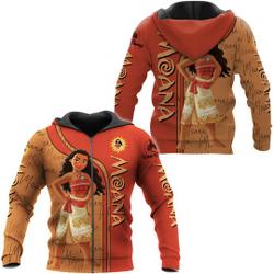 Disney Moana Hoodies, Disney Moana 3D Hoodie