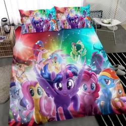 Disney My Little Pony Bedding Set Gift For Your Girlfriend Boyfriend Gift For Love Gift For Friend Best Valentine Present Holiday Gift