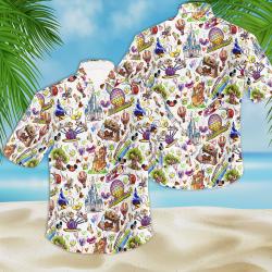 Disney Parks Food Hawaiian Shirt Gift For Your Girlfriend Boyfriend Gift For Love Gift For Friend Best Valentine Present Holiday Gift