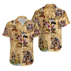 Disney Pirate Cruise Hawaiian Shirt Gift For Your Girlfriend Boyfriend Gift For Love Gift For Friend Best Valentine Present Holiday Gift