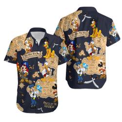 Disney Pirates Of Caribbean Hawaiian Shirt Mickey And Friends A Pirate's Life Summer Hawaiian Gift For Your Girlfriend Boyfriend Gift For Love Gift For Friend Best Valentine Present Holiday Gift