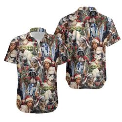 Disney Star Wars Christmas Hawaiian Shirt Gift For Your Girlfriend Boyfriend Gift For Love Gift For Friend Best Valentine Present Holiday Gift