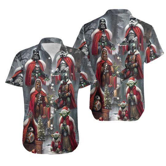 Disney Star Wars Christmas Hawaiian Shirt Gift For Your Girlfriend Boyfriend Gift For Love Gift For Friend Best Valentine Present Holiday Gift
