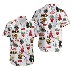 Disney Star Wars Christmas Hawaiian Shirt Gift For Your Girlfriend Boyfriend Gift For Love Gift For Friend Best Valentine Present Holiday Gift