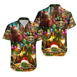 Disney Star Wars Christmas Hawaiian Shirt Gift For Your Girlfriend Boyfriend Gift For Love Gift For Friend Best Valentine Present Holiday Gift