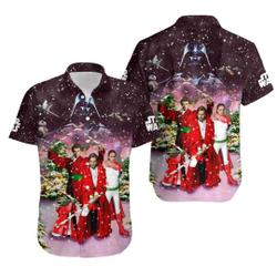 Disney Star Wars Christmas Hawaiian Shirt Gift For Your Girlfriend Boyfriend Gift For Love Gift For Friend Best Valentine Present Holiday Gift