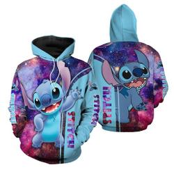 Disney Stitch 3D Print Hoodie, Over Print 3D Hoodie
