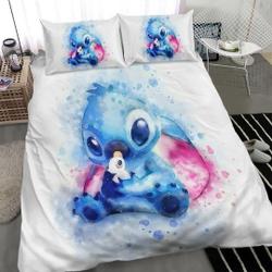 Disney Stitch Bedding Set Gift For Your Girlfriend Boyfriend Gift For Love Gift For Friend Best Valentine Present Holiday Gift