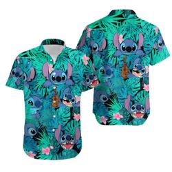 Disney Stitch Hawaiian Shirt Gift For Your Girlfriend Boyfriend Gift For Love Gift For Friend Best Valentine Present Holiday Gift