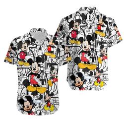 Disney Summer Mickey Mouse Hawaiian Shirt Gift For Your Girlfriend Boyfriend Gift For Love Gift For Friend Best Valentine Present Holiday Gift