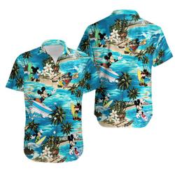 Disney Summer Mickey Mouse Hawaiian Shirt Gift For Your Girlfriend Boyfriend Gift For Love Gift For Friend Best Valentine Present Holiday Gift