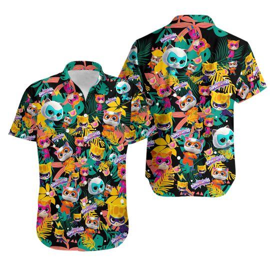 Disney Superkitties Pounce Hawaiian Shirt, Junior Superkities Hawaiian Gift For Your Girlfriend Boyfriend Gift For Love Gift For Friend Best Valentine Present Holiday Gift