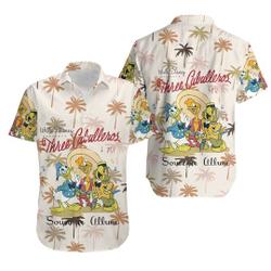 Disney The Three Caballeros Classic Retro Hawaiian Shirt Gift For Your Girlfriend Boyfriend Gift For Love Gift For Friend Best Valentine Present Holiday Gift