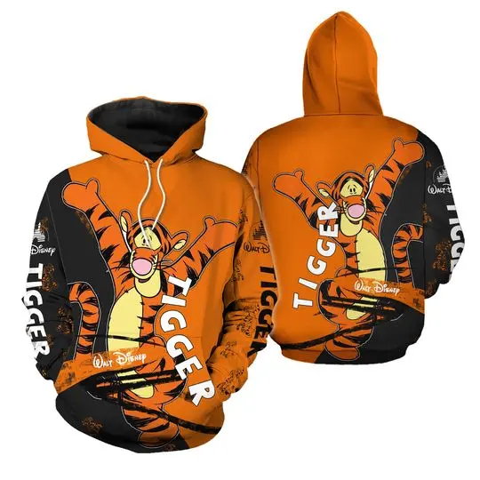 Disney Tigger Hoodie, Tigger Hoodie, Winnie Pooh Hoodie