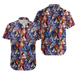 Disney Villain Hawaiian Shirt, Ursula Maleficent Evil Queen, Disney Villain Hawaiian Shirt Gift For Your Girlfriend Boyfriend Gift For Love Gift For Friend Best Valentine Present Holiday Gift