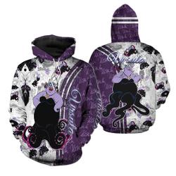 Disney Villain Ursula Purple 3D Hoodie