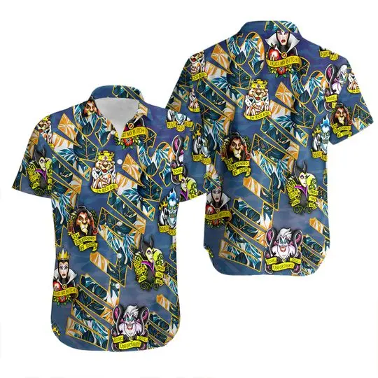 Disney Villains Disney Hawaiian Summer Tropical Hawaiian Shirt Gift For Your Girlfriend Boyfriend Gift For Love Gift For Friend Best Valentine Present Holiday Gift